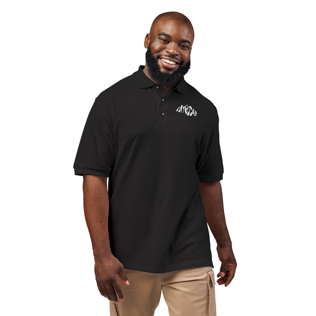 AUREN Black Polo Shirt
