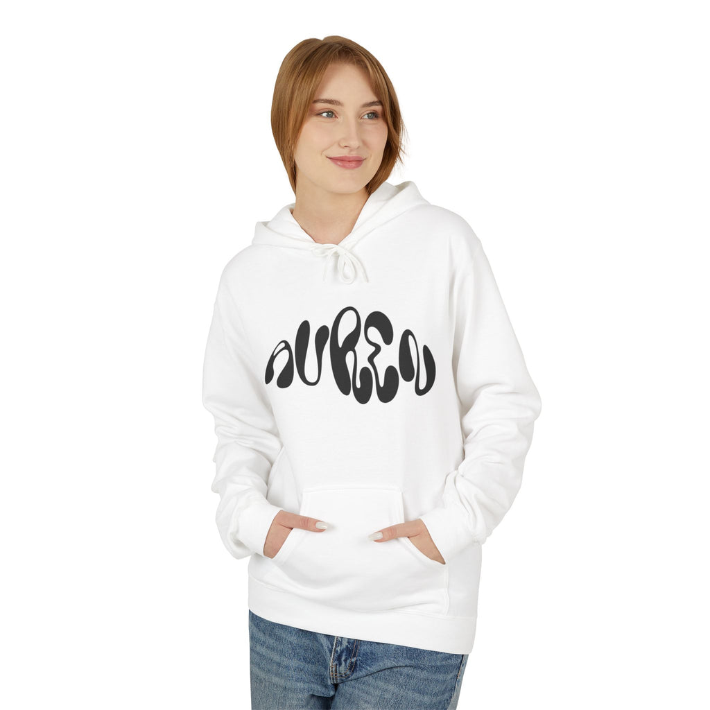 AUREN White Cotton Hoodie