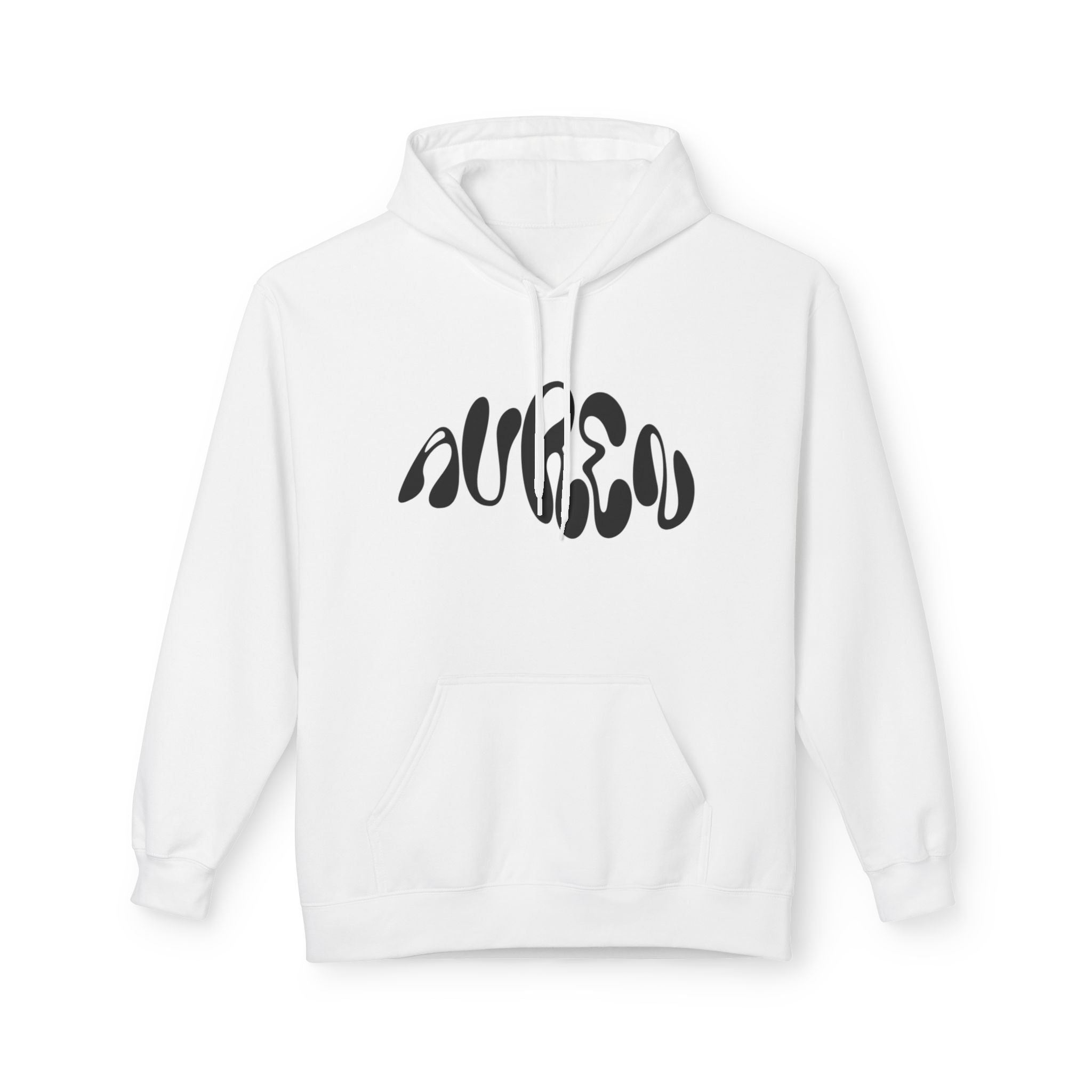 AUREN White Cotton Hoodie
