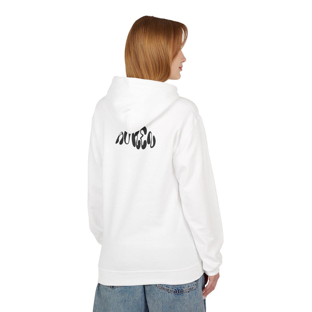 AUREN White Cotton Hoodie