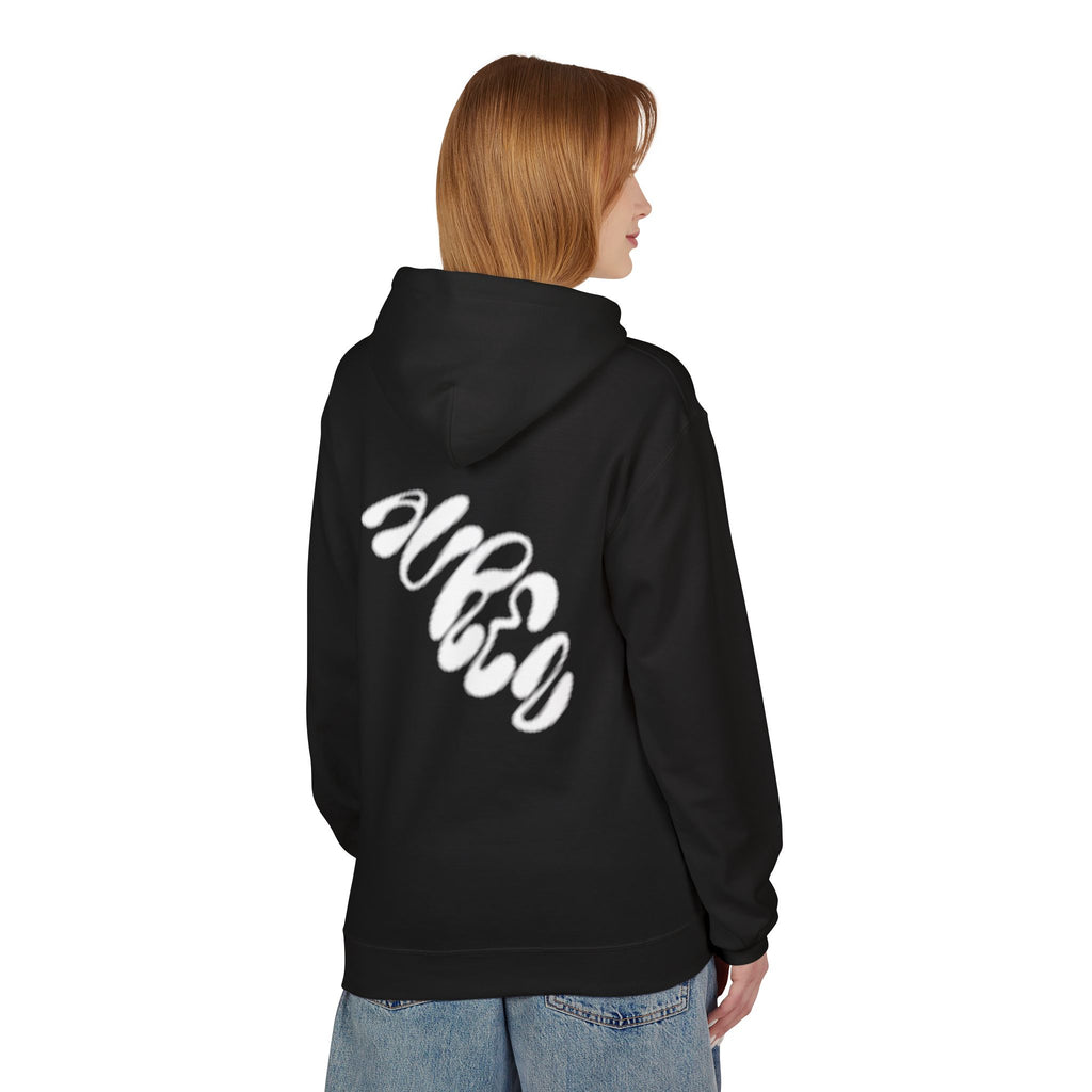 AUREN Black Cotton Hoodie